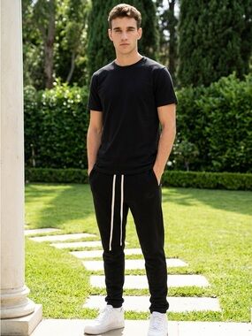 NWT Club Paradise Culture Kings Men’s Black Amalfi Sweatpants Joggers - Size 2XL